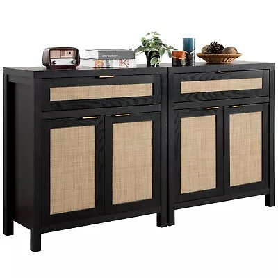 Sideboard Storage Buffet Cabinet With Drawer Cupboard For Dining Living Room • $284.99