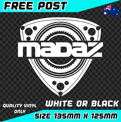 Madaz For Mazda Sticker Decal Vinyl Car JDM Rotary Rotor 13B RX7 RX2 RX3 Capella • $5.95
