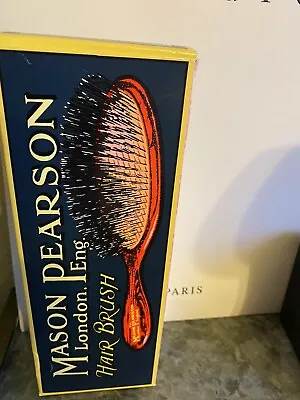 Mason Pearson:Junior Bristle/Nylon Hair Brush Ruby Red BN2 Model ✈️ • $129.99