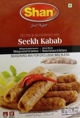 Shan Seekh Kebab Mix - 50g - (pack Of 3) • £6.69