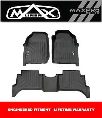 MaxPro Floor Mats 3D For Ford Ranger Dual Cab Ute PX3 2018 - 2022 Complete Set • $195