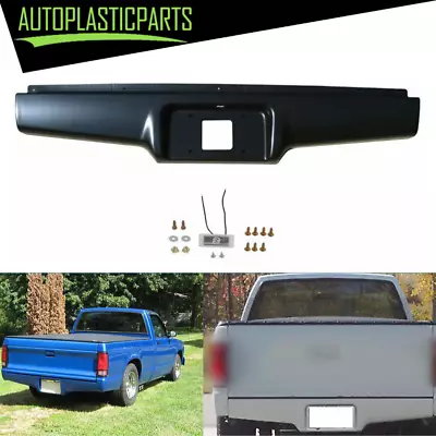 For Chevrolet S10 GMC S15 Sonoma 1982 83-1993 Pickup Rear Bumper Roll Pan Black • $71.28