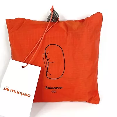 Macpac Hiking 90L Backpack Raincover Rain Cover Orange New • $44.95