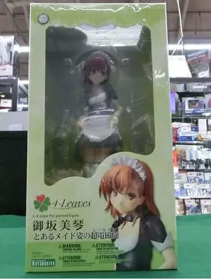 KOTOBUKIYA 4-Leaves Mikoto Misaka -A Railgun In A Maid Dress- 1/6 Figure JP • $164.60