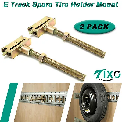 2PCS E-Track Spare Tire Trailer Mount For Enclosed Trailer Truck Semi W/5” Bolt • $12.99