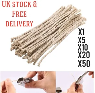 Copper Wired Wicks- Suitable For Zippo Lighter - Wire Wick Cotton Petrol - UK • £1.29