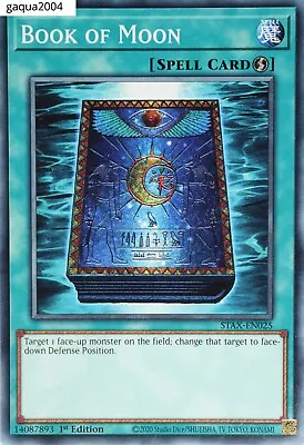 YuGiOh Book Of Moon STAX-EN025 Common 1st Edition • £1.39