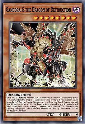 Yugioh! Gandora-G The Dragon Of Destruction LEDE-EN001 Legacy Of Destruction • $14.99