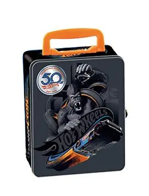 Hot Wheels Storage Case Metal Suitcase For Up To 50 Cars Practical Compartments • £19.95