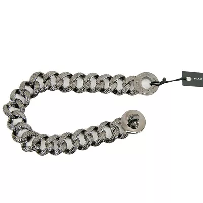 Marc Jacobs Hematite Katie Turnlock Lizard Embossed Link Bracelet NWT • $46.94