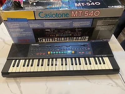 Casio Vintage  MT 540 Casiotone 49-key Synthesizer In Box -working W/ Manual • $75