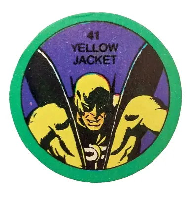 1980 Marvel Superheroes Yellow Jacket Card Argentina Variant Not Terrabusi #41 • £21.16