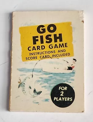 1966 Vintage Premium Cracker Jack Prize Go Fish Toy Card Game • $9.50