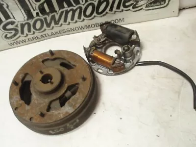 Vintage SkiDoo Single Cylinder Snowmobile Engine Ignition Stator Flywheel • $45