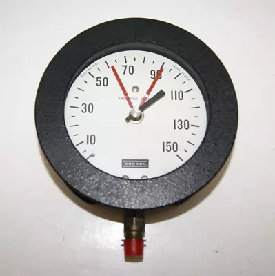 Vintage Crosby 5-7/8  Face Air Pressure Gauge Antique Steampunk 60psi Boston USA • $65