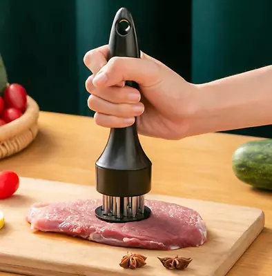 New Professional Meat Tenderizer With Stainless Steel Needle Prongs Kitchen Tool • $7.45