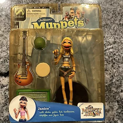 The Muppets Series Five Janice Action Figure Repaint Version Palisades 2003 • $40