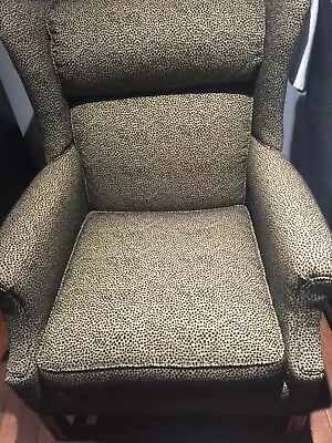 $60 • Buy Pennsylvania House  Franklin  Wing Back Chair-green/gold Tweed-local Pickup!