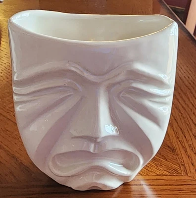 $49.99 • Buy Mid Century Modern CERAMIC ARTS STUDIO Madison COMEDY & TRAGEDY Vase