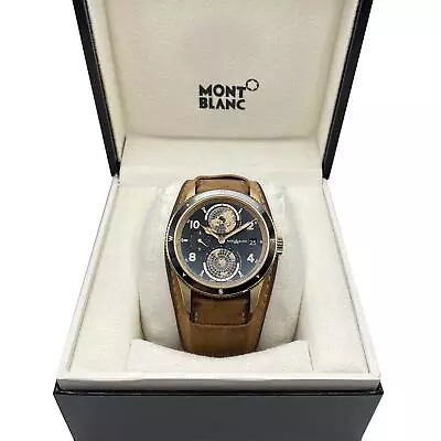 Montblanc 1858 Geosphere GMT Limited Bronze Black Dial Automatic Watch MB117840 • $5599