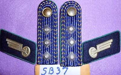 WB37 Pair Of East German Railroadman's Shoulder Boards Rank Of Oberassistent • $21