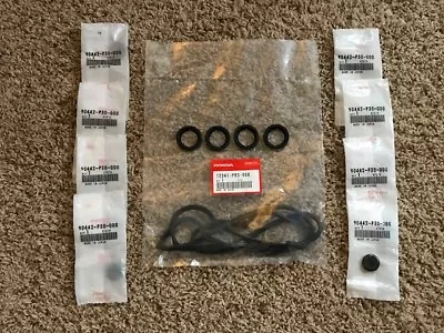 OEM Honda Si B16A2 DC2 B18C1 GSR B18C5 Valve Cover Gasket Kit Seals & Grommets! • $112.99