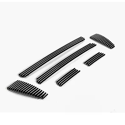 For 2004-2008 Ford F150 Front Upper Billet Grille Grill Insert Blk W/Chrome 6pcs • $40