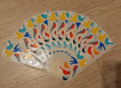 Antique Vintage Old 1988 Mrs. Grossman's BIRDS Stickers Sheets Lot For Kids • $4.50