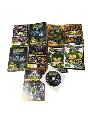 TMNT Teenage Mutant Ninja Turtles DVDs Shredder Strikes Secret Origins X10 • $19.89