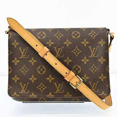 Louis Vuitton Monogram Musette Tango Shoulder Bag M51258 LV P2383RJ602 • $517