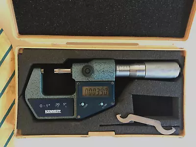 KENNEDY/Mitutoyo 0-25mm  0 - 1   Digital Micrometer No 331-301 • £30