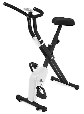 £55.99 • Buy Exercise Bike Foldable Home Gym Upright Magnetic Resistance Indoor Cardio