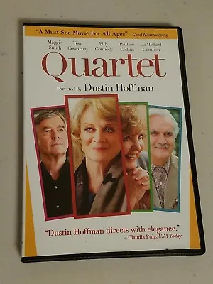 Quartet (DVD 2013) Dustin Hoffman Maggie Smith Billy Connolly Tom Courtenay  • $13