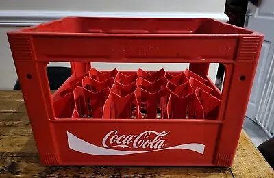 Red Coca Cola Crate For 24 Bottles VW Display John Dale LTD London FREE P&P • £27.50