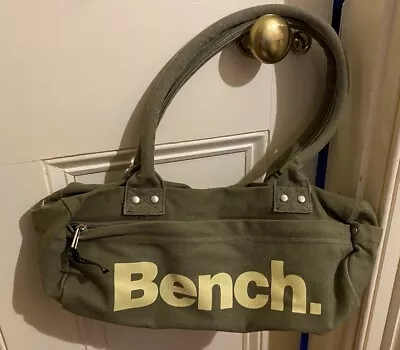 Y2K Bench Handbag Vintage / Retro - Khaki Green 2000s • £15