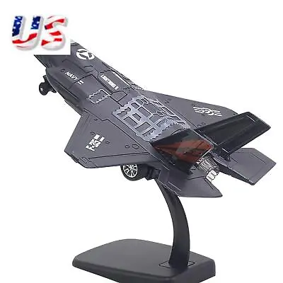 1/72 Fighter Aircraft F35 Jet Lights And Sounds Alloy Model With Display Stand J • $23.95