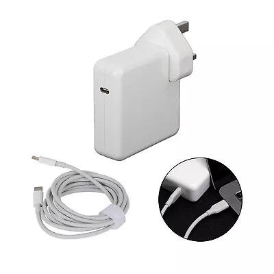 96W Type-C Power Adapter Power Charger For Apple Macbook Air Pro Laptop UK • £16.79