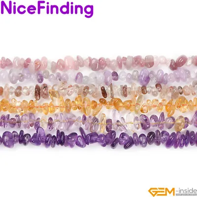 Freeform Nugget Chips Gemstone Loose Beads Lot Jewellery Making Strand 15  6x8mm • $2.21