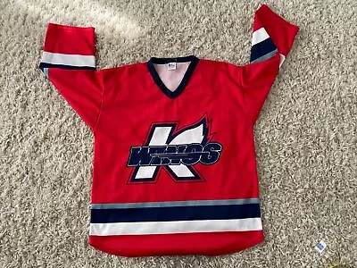 Kalamazoo K Wings Minor League Hockey Jersey Large • $19.99