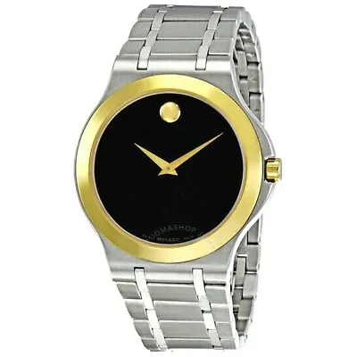 Movado $1095 Men's Corporate Exclusive Two-tone/black Dial Swiss Watch 0606465 • $386.32