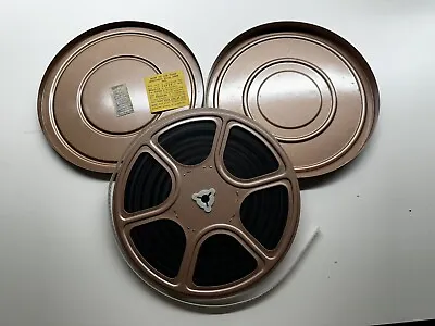 Goldberg Dual 8 Brown Metal 8mm Film Canister And Reel 7” • $10