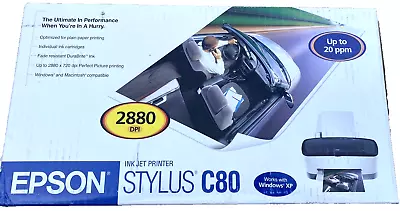 Epson Stylus C80 Workgroup Inkjet Printer NEW IN BOX • $86.98