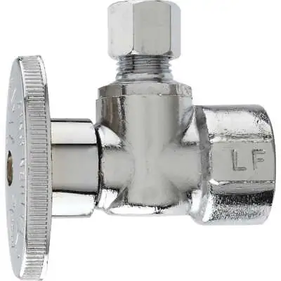 Do It Best 1/2 In. FIP X 1/4 In. OD Chrome-Plated Brass Quarter Turn Angle Valve • $248.78