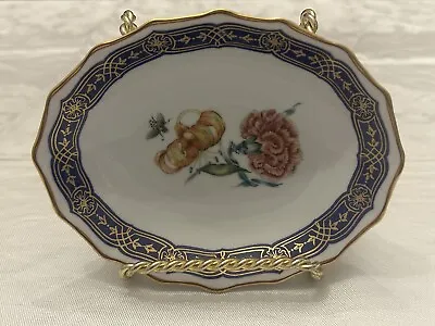 Merian By Mottahedeh Service Oval Silver Tray 5 5/8  (Peony) New • $30