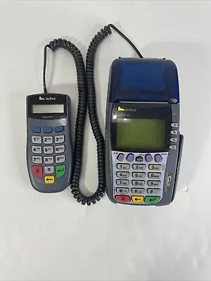 Cedit Card Machine Verifone Omni 3750 With Pinpad 10000se Used Chip Reader • $15