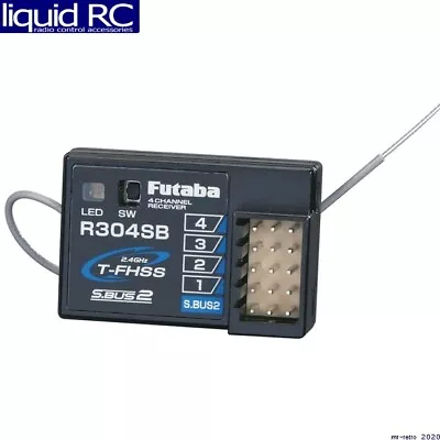 Futaba 01102179-3 R304sb 2.4g Tfhss 4ch Telemetry Receiver 4pls 4px 3pv • $70