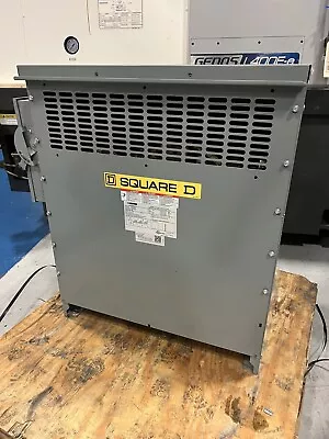 Square D EXN112T3H Transformer 112.5kVA 3 Phase 480V Primary 208Y/120V Secondary • $4500