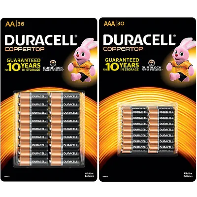 30x 36x 60x 72x Duracell Duralock AA AAA Battery Alkaline Batteries AU Retail PK • $55.99