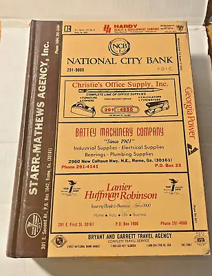 1985 Rome Georgia City Directory - R.l. Polk & Co. Yellow Pages Street Directory • $5