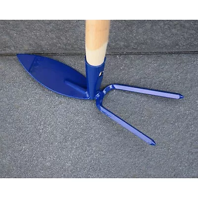 Digging Dutch Hand Fork Hoe Cultivator Gardening Tool Home Garden Farmer T9 • £12.99